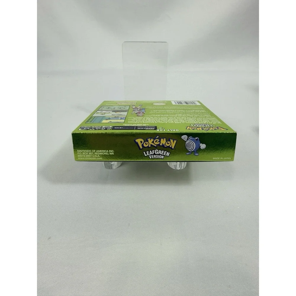 Pokemon LeafGreen Player's Choice GBA Complete in Box CIB Authentic Tested Saves